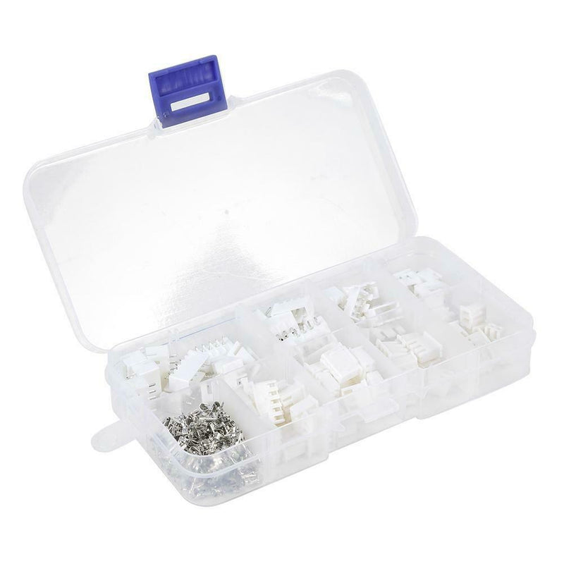 230pcs XH2.54 2p 3p 4p 5pin 2.54mm Pitch Terminal Kit Pin Header Connectors A