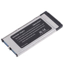 2 Ports USB 3.0 express card expresscard 34mm/54mm hidden adapter for laptME