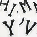 Cartoon English Alphabet Alphabet Mixed Embroidery Clothes Badge Clothes Po