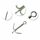 Grappling Hook Stainless Steel Claw Outdoor Climbing Mountaineering Survival New