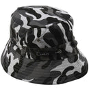 Camouflage Pattern needle Brim Cotton Bucket Sun Cap Hat for Man Q1R2