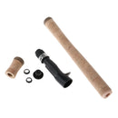 Fishing Rod Composite Cork Reel Wheel Seat Handle DIY Lure Rod Handle Set A