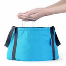 Bluefield Outdoor Portable Foldable Bucket Wash Basin Waterproof Folding Bu M4W9
