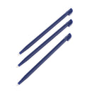 3Pieces Stylus Pen Touch Screen Pen Set Resistive for Nintendo 2DS Blue