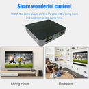 1 in 2 out HDMI Splitter TV Monitor 4K Audio Video Display Adapter Stripper
