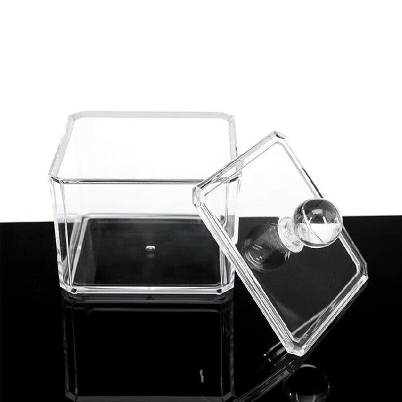 Makeup Organizer Bathroom Storage Cotton Buds Dispenzer Cotton Swabs Holder J2J9