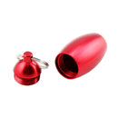 2X Waterproof Aluminum Alloy Pill Case Pill Box Pill Holder Bottle w/ Ke YLY