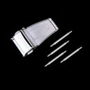 18 mm Stainless Steel Double Folding Clasp Buckle for Watch Band Strap E1X6