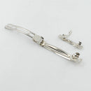 20pcs Blank French Barrette Hair Clips for DIY Women's Hair Accessories 8cm