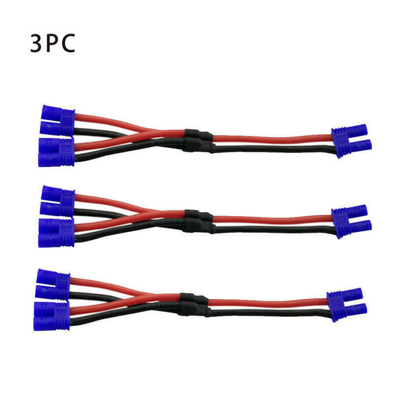 3*Hubsan H501S Accessories Battery Parallel Cable EC2 Plugs for Long Time Flying
