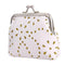 Women Kids Hollow Mini Coin Wallets PU Leather Clip Card Clutch Holder Case