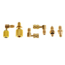 Adjustable R134A Adapter Fittings Quick Coupler High Low AC Air Conditioning