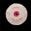 6'' Cloth Buffing Polishing Wheel 1/2" Arbor Buffer Polish Grinder Pad TO