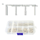 120x 304 Stainless Steel E-Clip Retaining Circlip Assortment Kit  E-typ XIA
