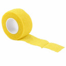 6 PCS First Aid Medical Self-Adhesive Elastic Bandage Tape (Yellow, 2.5cm)