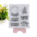 Christmas Crystal ball transparent Silicone Clear Stamp Scrapbook Album DecB TE