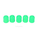 100pcs Plastic Car Truck Bike Tire Tyre Wheel Valve Stems Caps Dust Cover Green