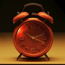 Twin Bell Alarm Clock With Backlight, Non Ticking & Silent, Large Number DisH5Y7