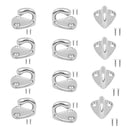 Qty 12 Stainless Steel Coat / Hat Hook Wall Mounted Hanger for Marine Boat Home