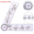 Goniometer Angle Medical Ruler Rule Joint Orthopedics Tool Instruments Plas BX