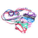 Pet Dog Puppy Cat Kitty Nylon Harness Leash Lead Embroidery O4D8
