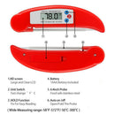 Digital Food Thermometer BBQ Cooking Meat Hot Water Measure Kitchen Tool