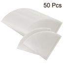 50Pcs/set Coffee Maker Wood Pulp Replacement Filters Cones Count Natural P ORU