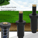 90/180/360 Degrees Rotate Pure Copper Buried Spray Automatic Pop-Up Telesco