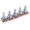 Electric Guitar Split Shaft Linear Taper Switch Potentiometers Volume Tone Po`3C