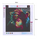 DIY 5D Full Drill Diamond Painted Gorilla Painting Home Decor Craft(B)