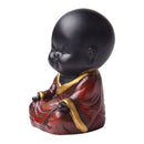 4pcs Little Buddha Statue Baby Monk Sculpture Tea Pet Car Interior Ornaments
