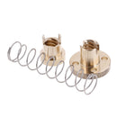 T8 anti backlash spring loaded nut for 8mm threaded rod lead screwsJ Hn