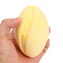 Pet Rugby Shape Chew Toys Dog Bite Tooth Clean Interactive Balls (Yellow)