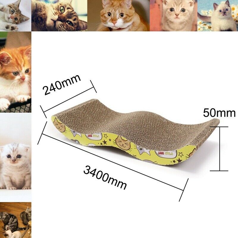 Pet Cat Kitten Scratch Scratcher Pad Seize Catch Board Mat Catnip Bed M sha X9Z1
