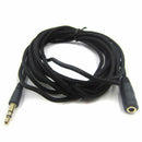 10ft 3.5mm Stereo Audio Aux Headphone Extension Cord Cable Male to Female M/F