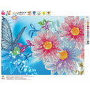 Flowers Butterfly DIY Diamond Painting Cross Stitch Rhinestone Home Decor