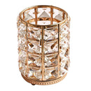 Crystal Makeup Brush Holder Pencil Collection Organizer Household golden L