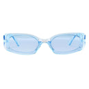 2pcs Women Mens Square Sunglasses Eyewear UV400 Beach Street Fancy Shades