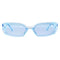 2pcs Women Mens Square Sunglasses Eyewear UV400 Beach Street Fancy Shades