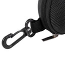 Black Pattern with a Hook EVA Glasses Case W1B4