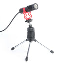 USB Wired Mute Microphone Studio Recording Vocal Omnidirectional Speaker A