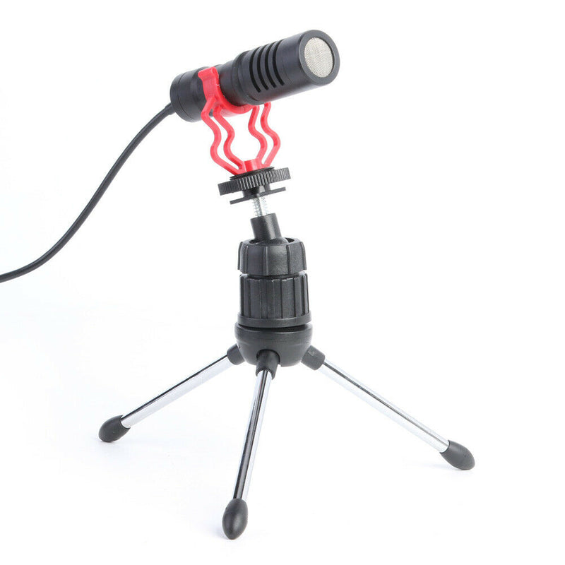 USB Wired Mute Microphone Studio Recording Vocal Omnidirectional Speaker A
