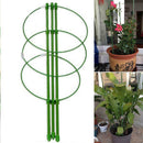 3 Rings Climbing Plant Support Conical Cage Garden Trellis Flowers-Tomato-Stand-