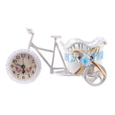 Flower Basket with Clock Wicker for Flower Vase and Gift Decoration Storage N3M4