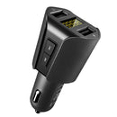 Car Bluetooth FM Transmitter Display Handsfree 2.1A Dual USB Auto Charger