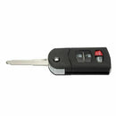 4 Button Remote Flip Key Fob Case Shell Blade For Mazda 3 5 6 RX-8 CX-7 CX-