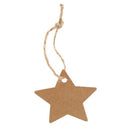 50 X Gift Tag Wrapping Paper Pendant Note Labels Gift Tags + 8M Hemp Rope S Z3Q2