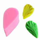 1pair leaves Petal Silicone Fondant Cake Chocolate Decor Baking Mold Tool JR