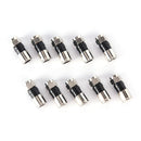 10pcs RG6 Coax Cable Compression Connector F Type Foxtel Approved Pop LJ