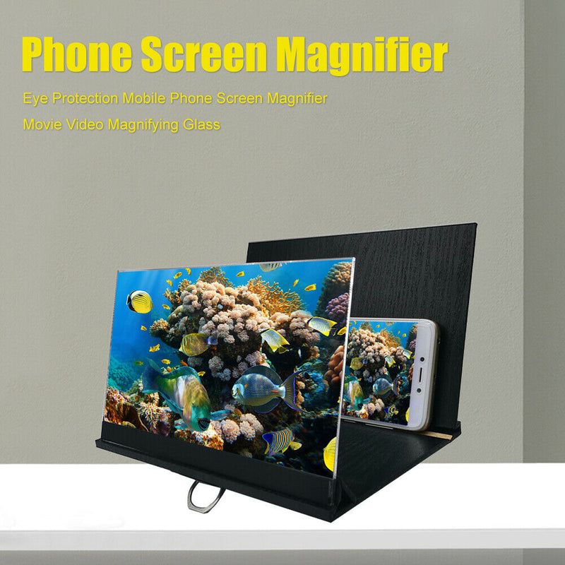 Eye Protection Mobile Phone Screen Magnifier Holder Movie Video Magnifying Glass